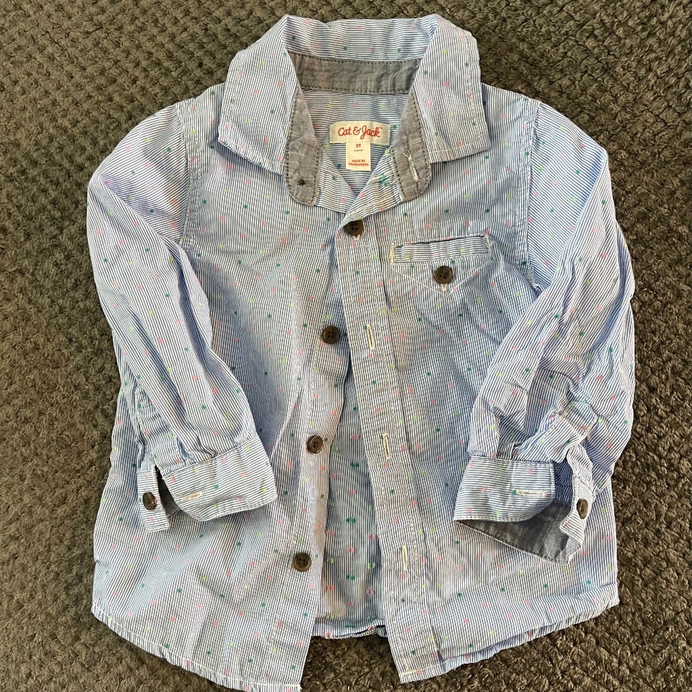 Cat & Jack Button Down